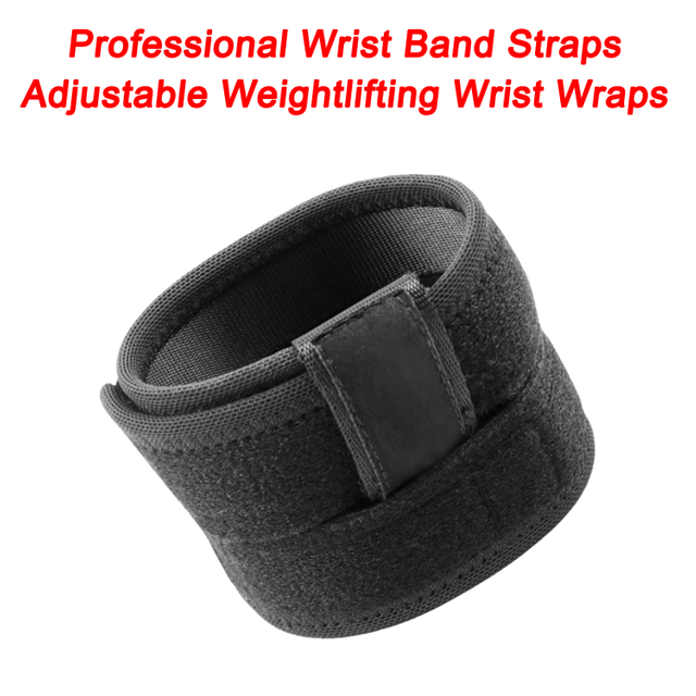 Professional Wrist Band Straps Adjustable Weightlifting Wrist Wraps
