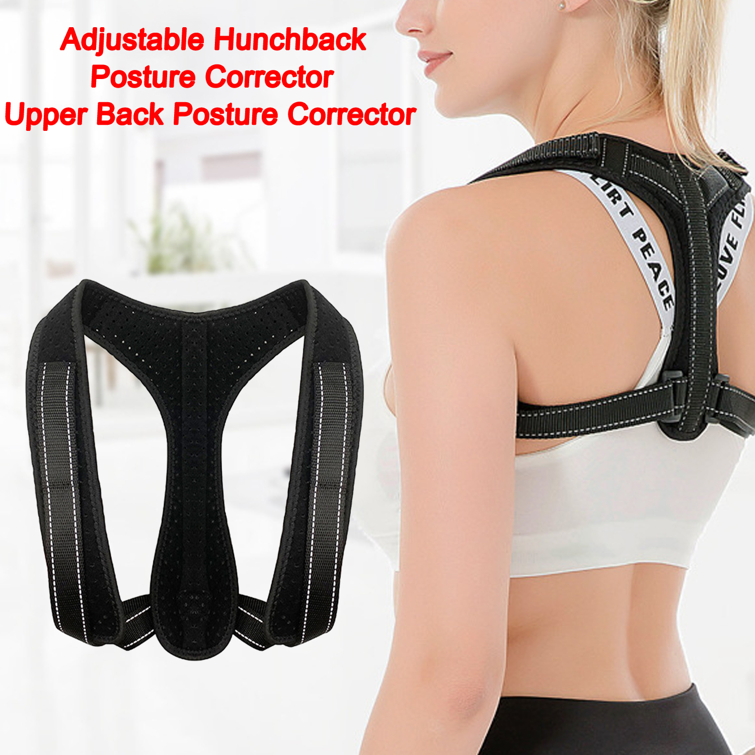 Adjustable Hunchback Posture Corrector Upper Back Posture Corrector For Men And Women