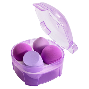 4 Makeup Sponges with 1 Storage Box