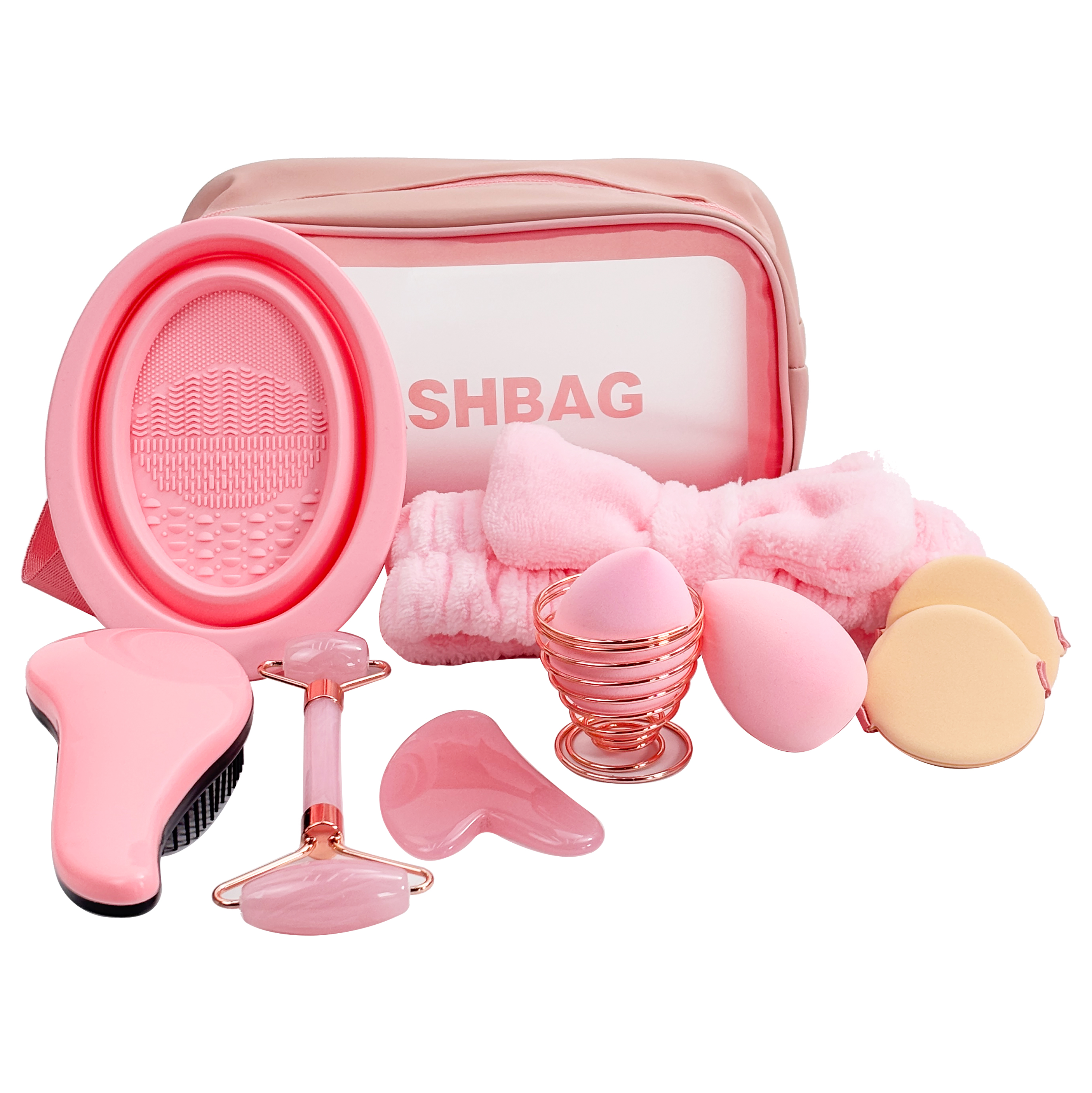 Travel Facial Care Tool Set with Storage Bag