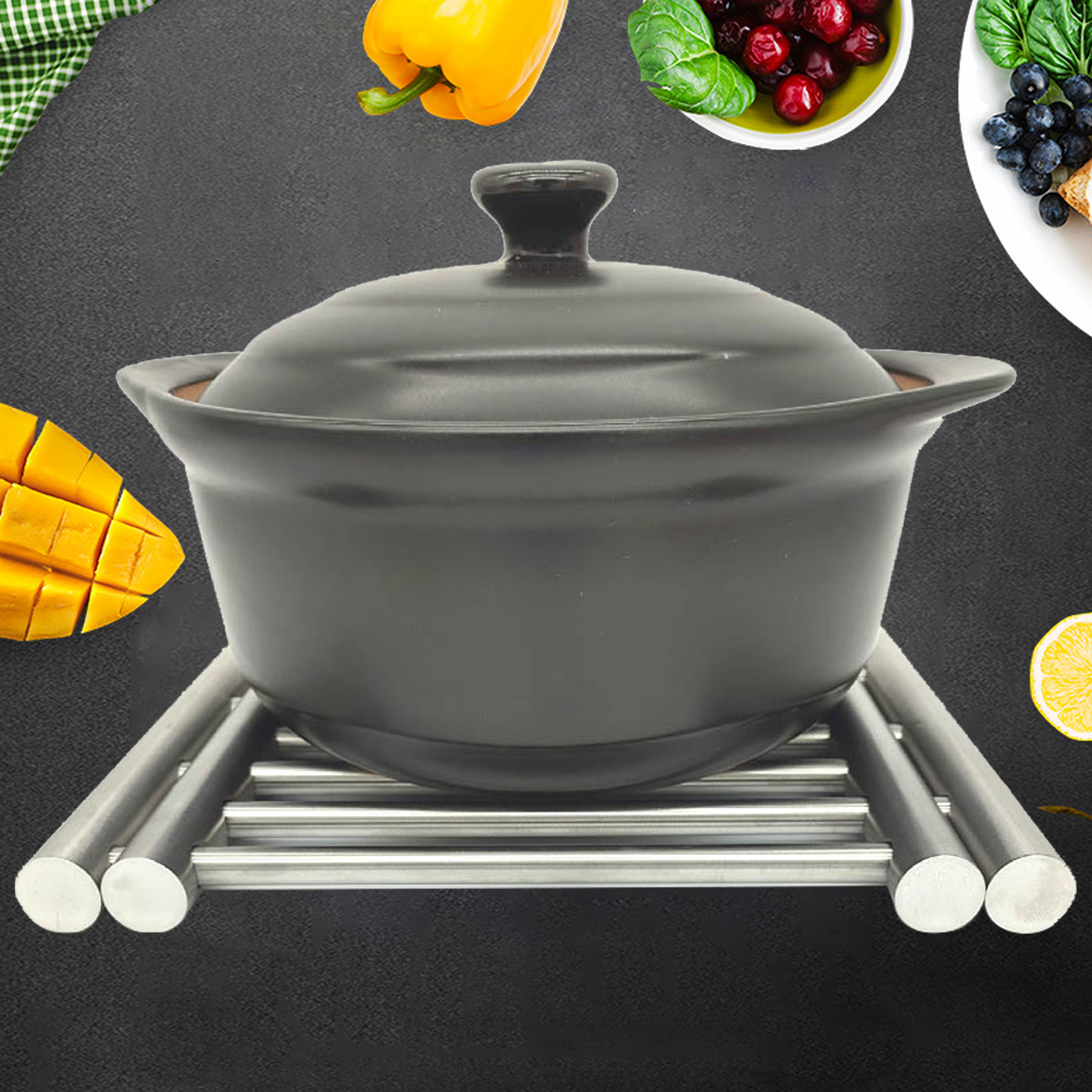 Foldable Stainless Steel Pot Stand