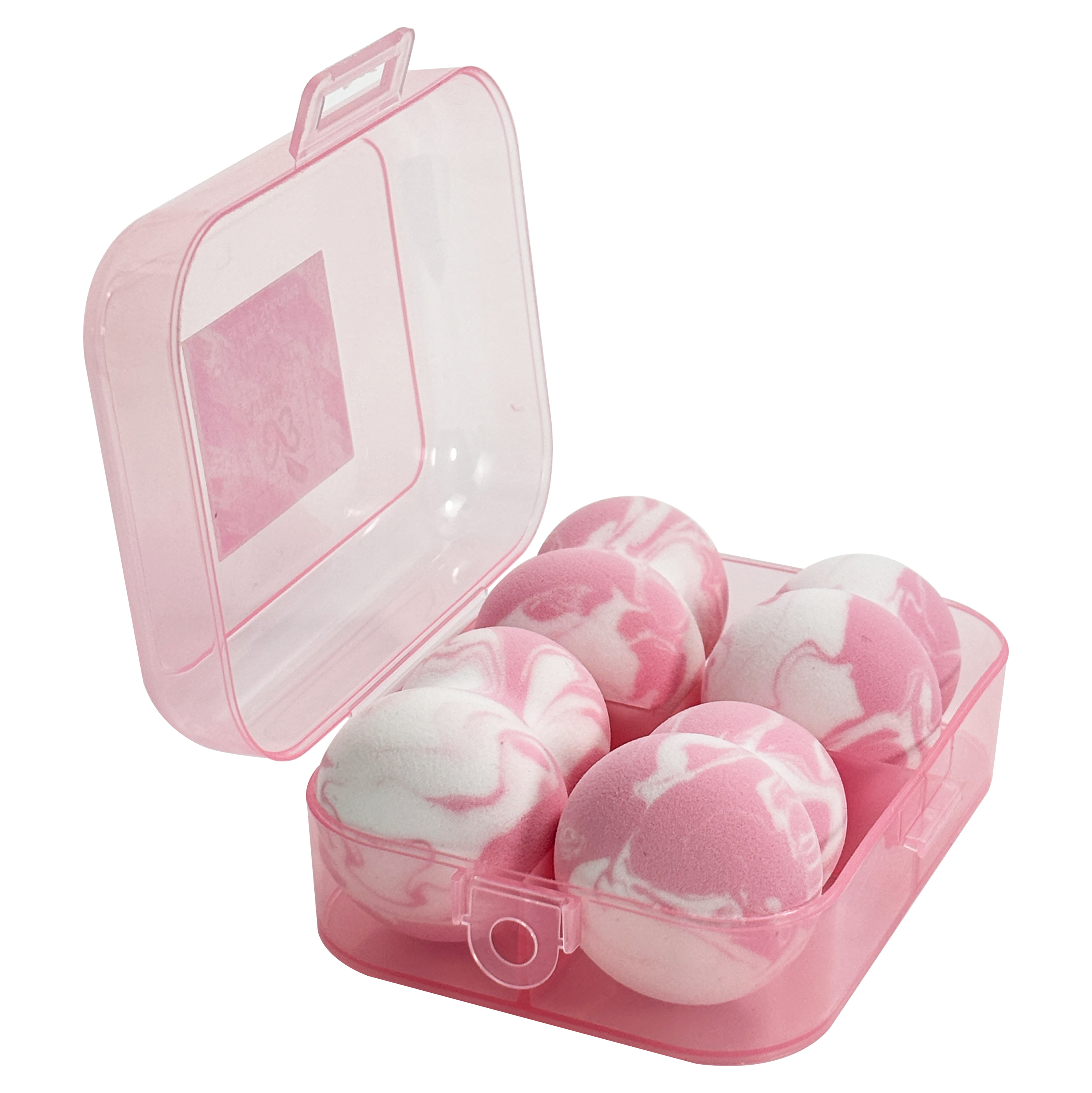 4 Makeup Sponges with 1 Storage Box