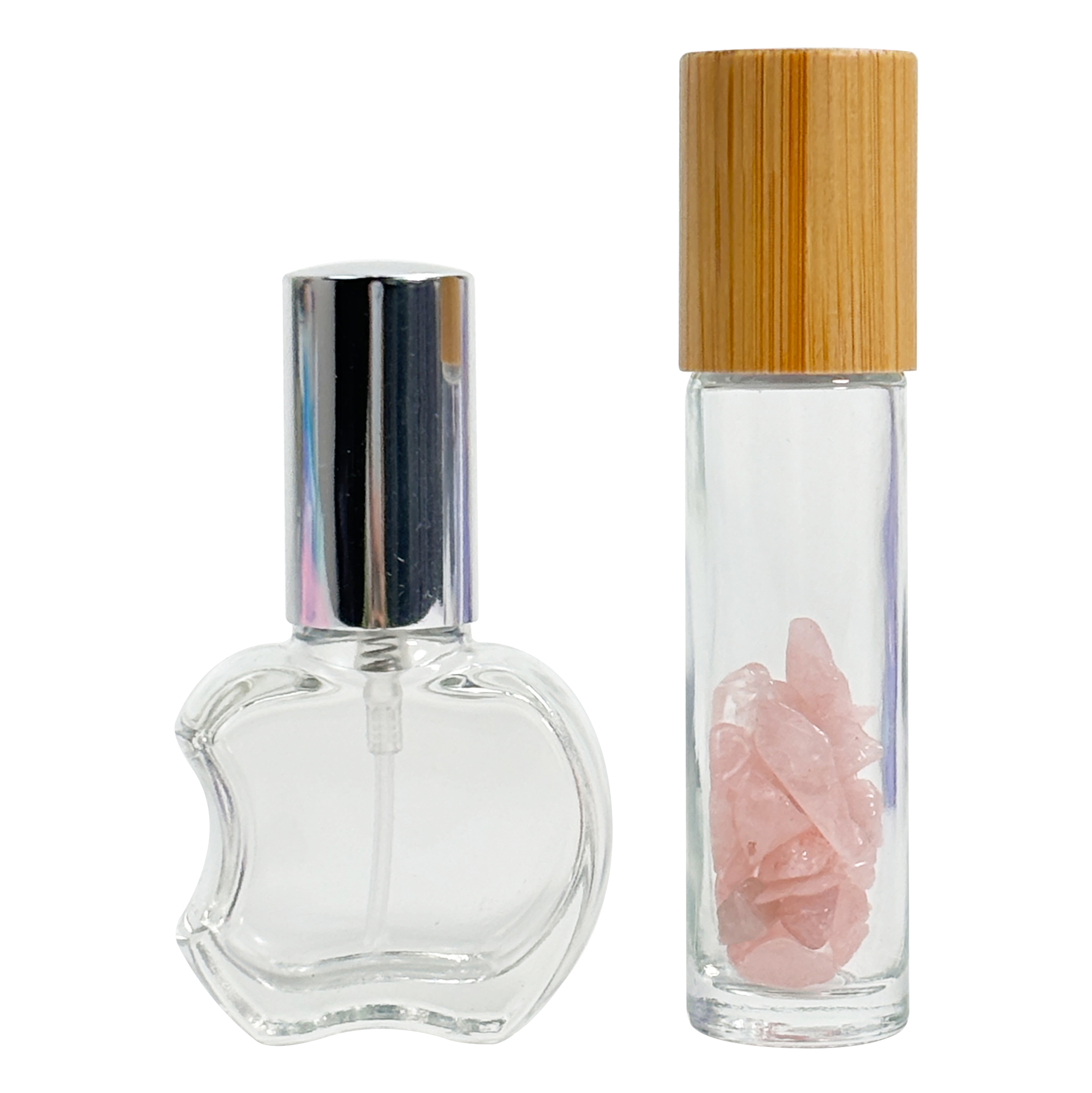 Glass Perfume Bottle and Roll-On Bottle Set with Filling Tools
