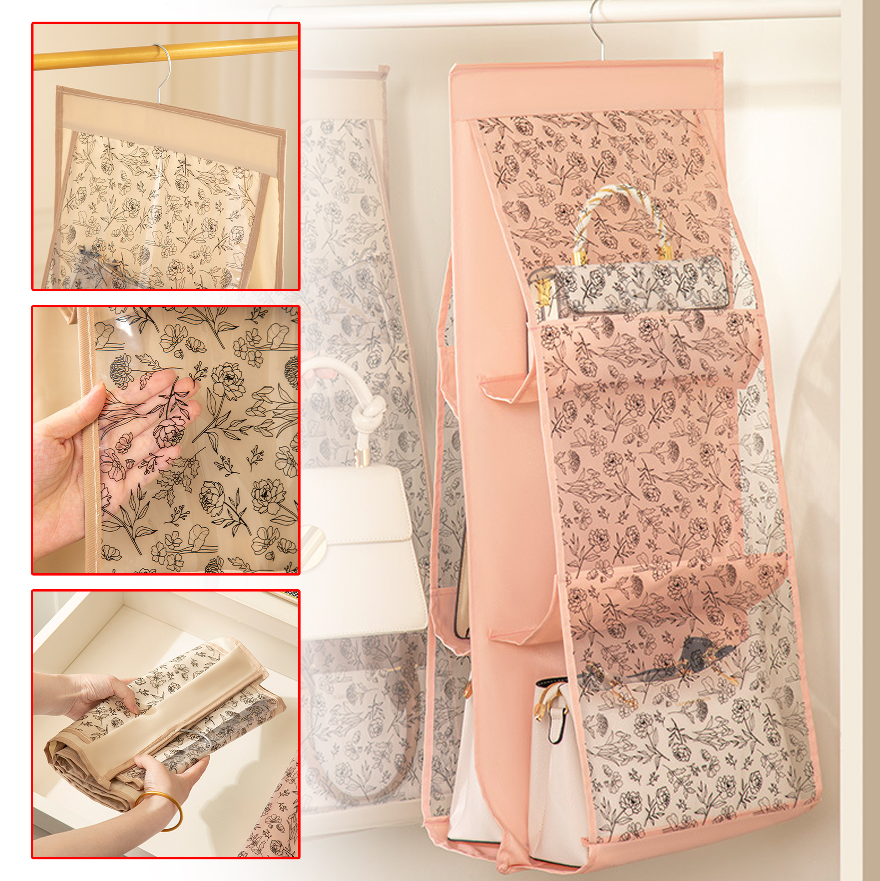 Hanging Handbag Storage Organizer
