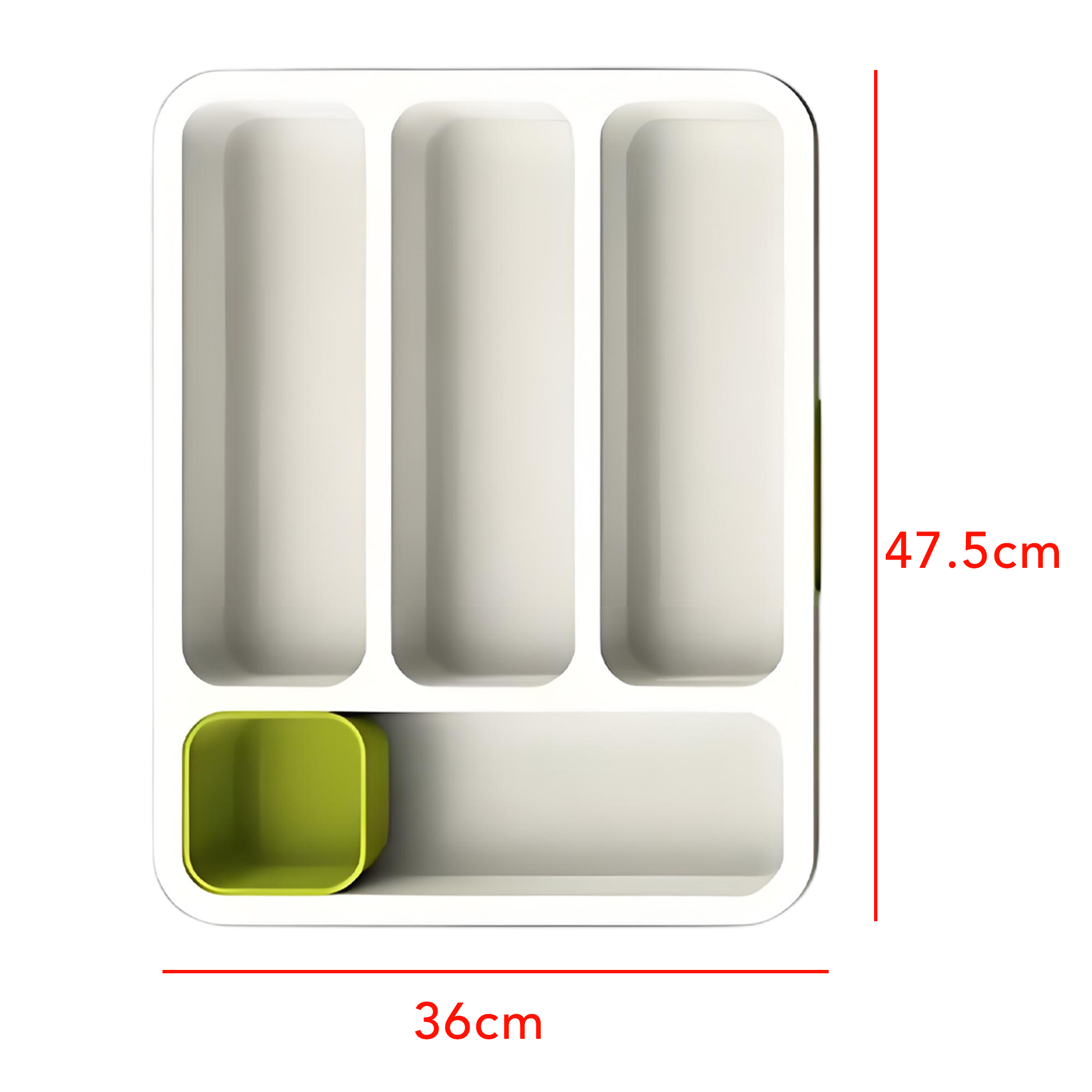 Cutlery Drawer Organizer Multi-compartment Kitchen Utensil Organizer