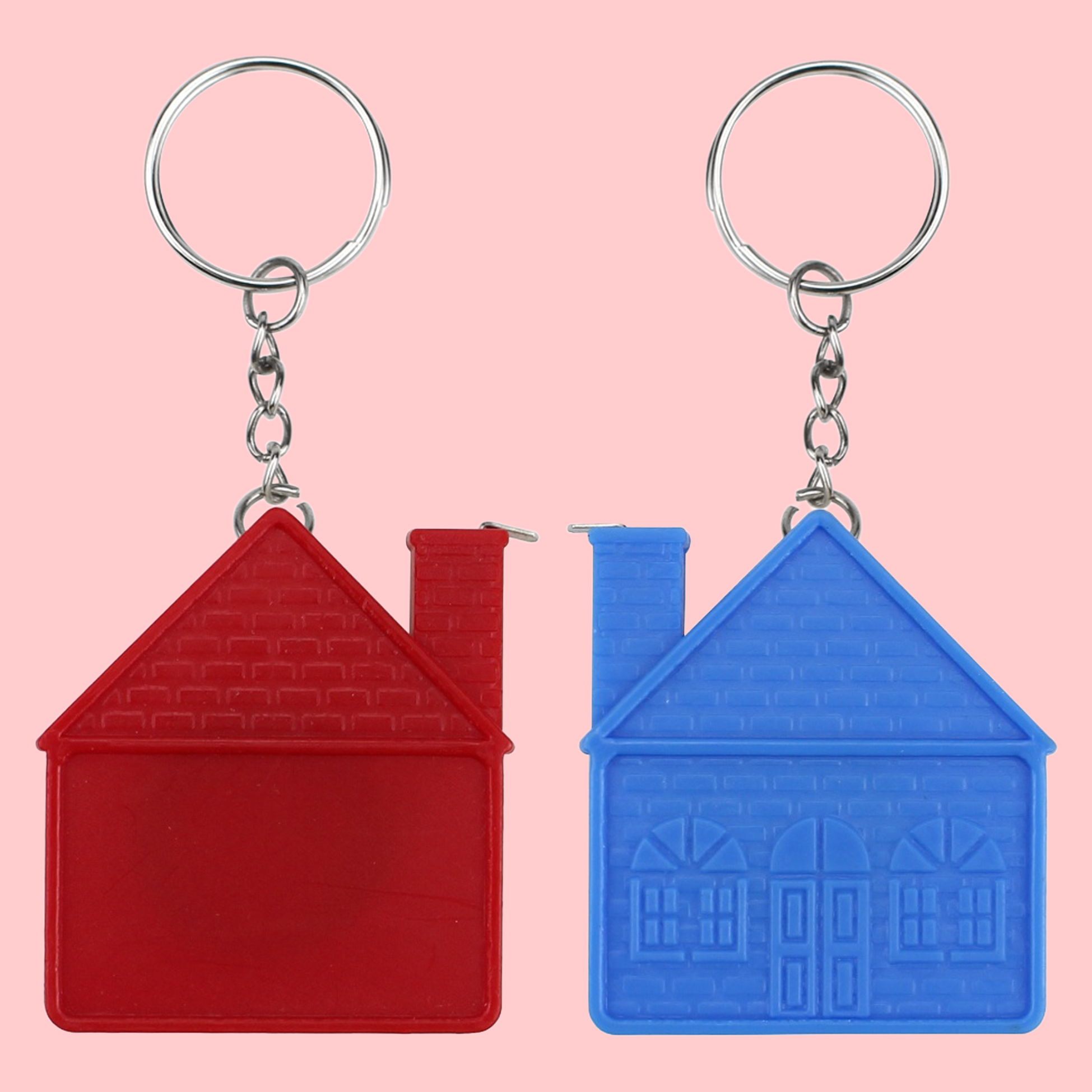 House-shaped Keychain Tape Measure