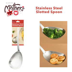 Stainless Steel Slotted Spoon Multi-purpose Kitchen Slotted Strainer Spoon