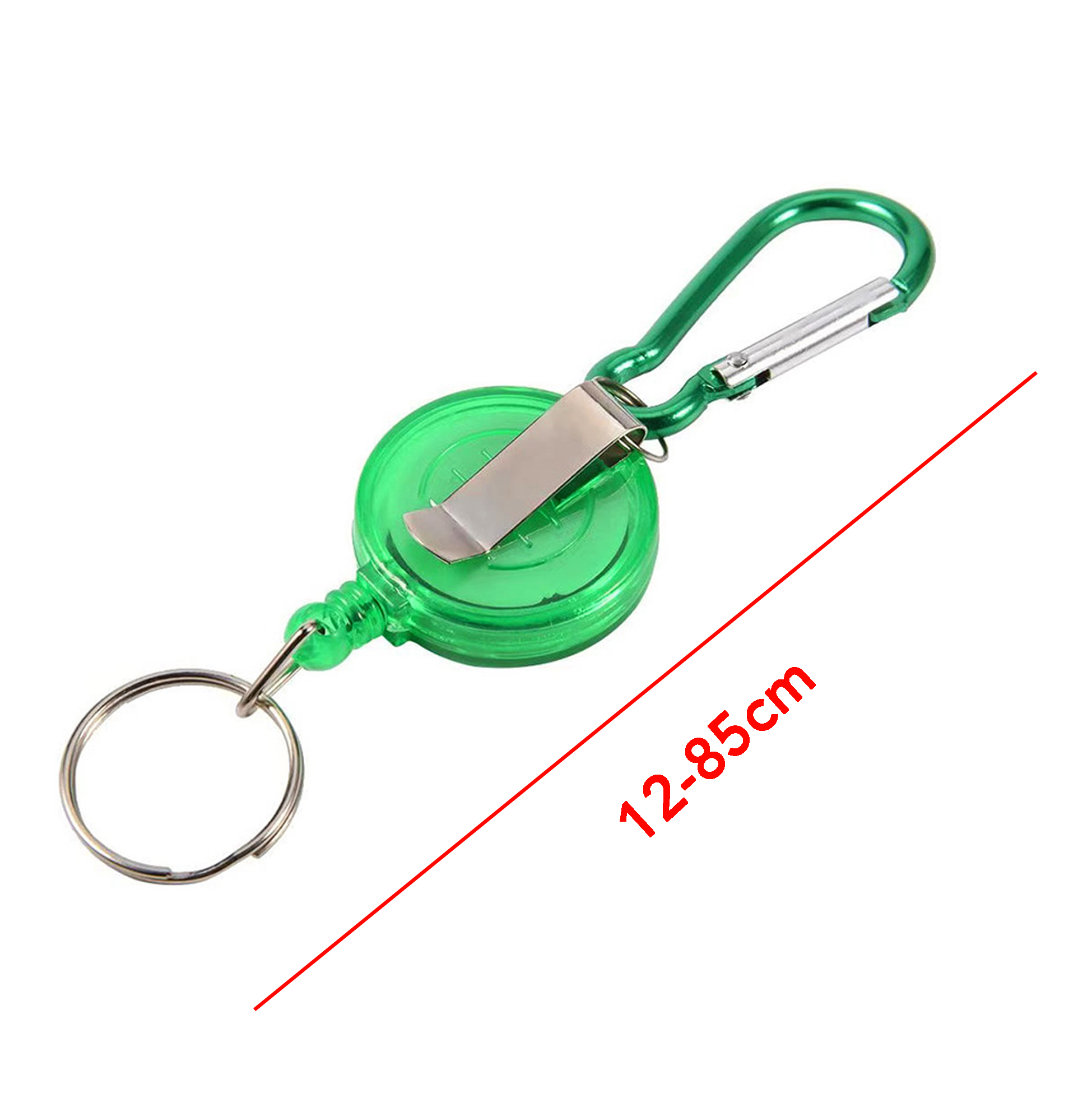 Retractable Keychain with Carabiner