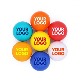 Solid Color Stress Ball Custom Logo Stress Ball