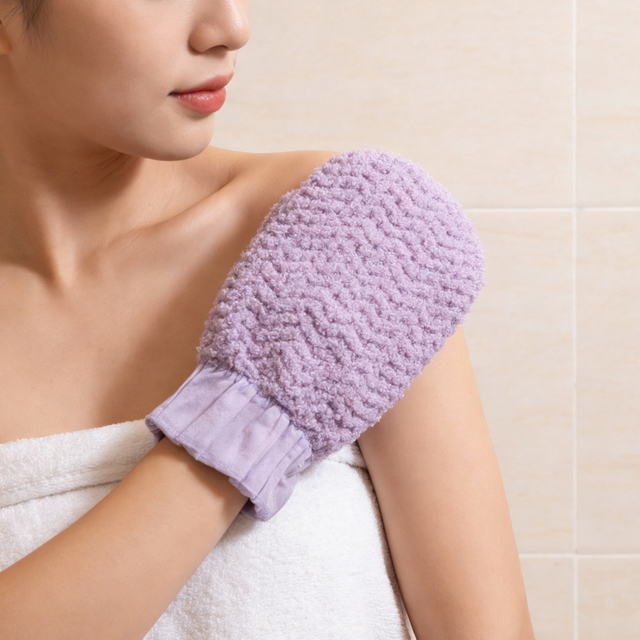 4-piece Travel Bath Accessories Set Mickey-shaped Bath Sponge