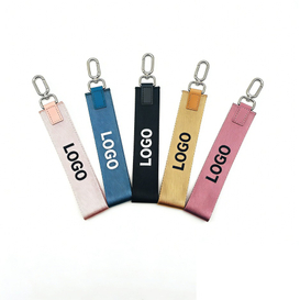 Custom Logo Key Lanyard 32cm Fabric Key Strap