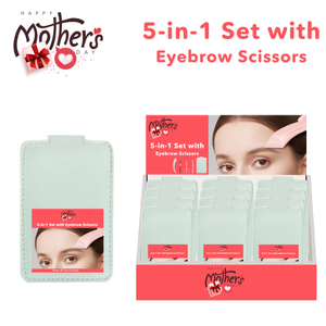 5-in-1 Eyebrow Grooming Set with Scissors