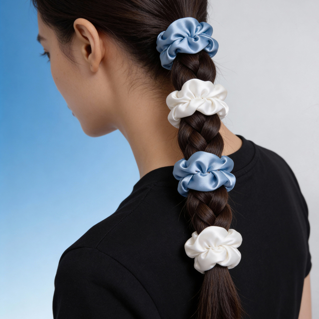 Set of 6 Blue & Pink Beauty Accessory Set