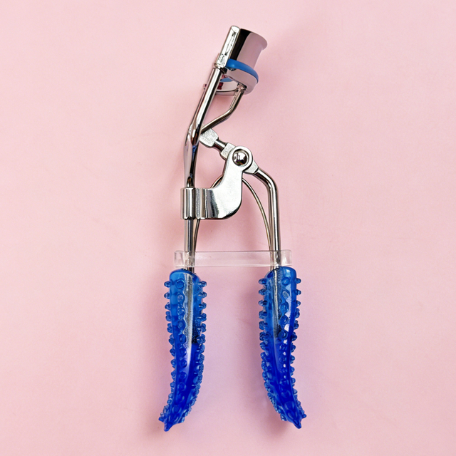 Blue Textured Handle Eyelash Curler