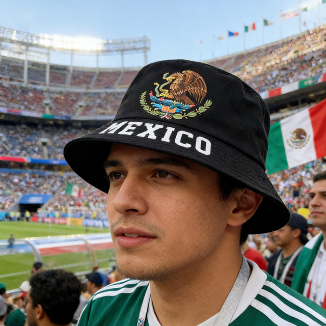 Mexico Flag Bucket Hat