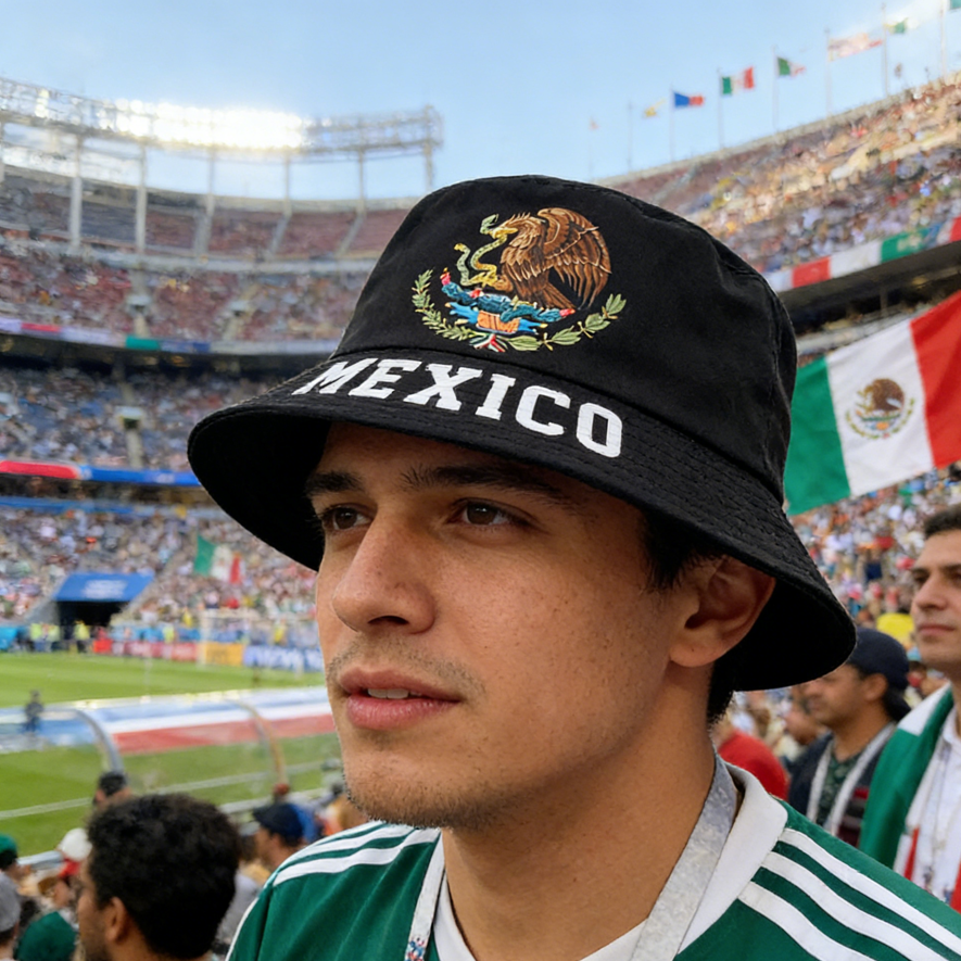 Mexico Flag Bucket Hat