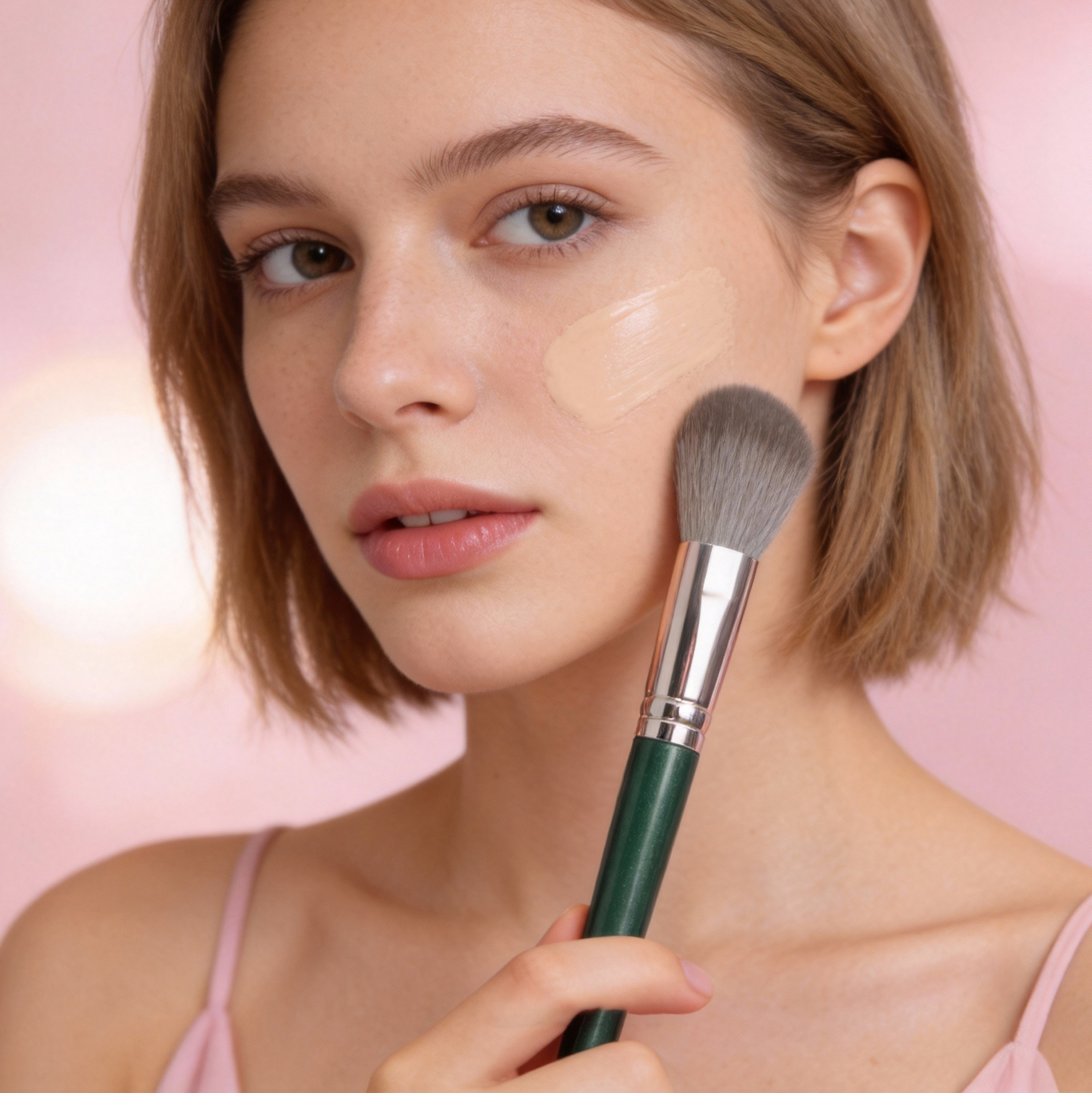 14-Piece Emerald Green Brush Set