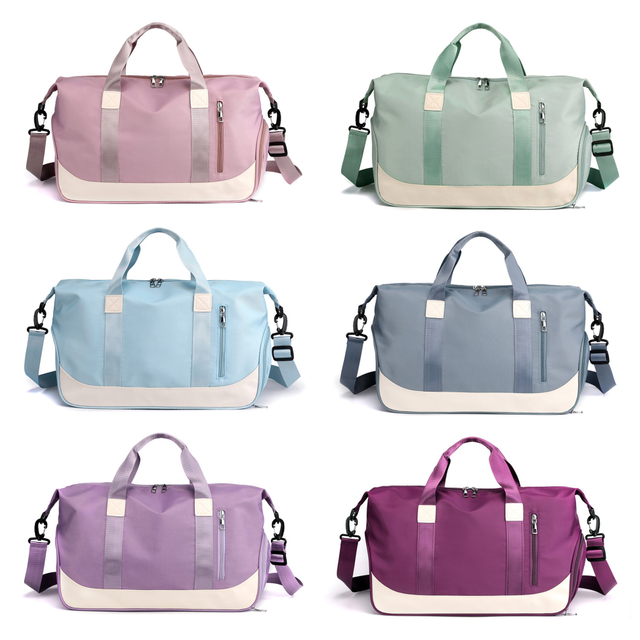 Sports Duffle Bag, Waterproof Gym Travel Weekender Bag