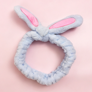 Light Blue Bunny Ear Headband
