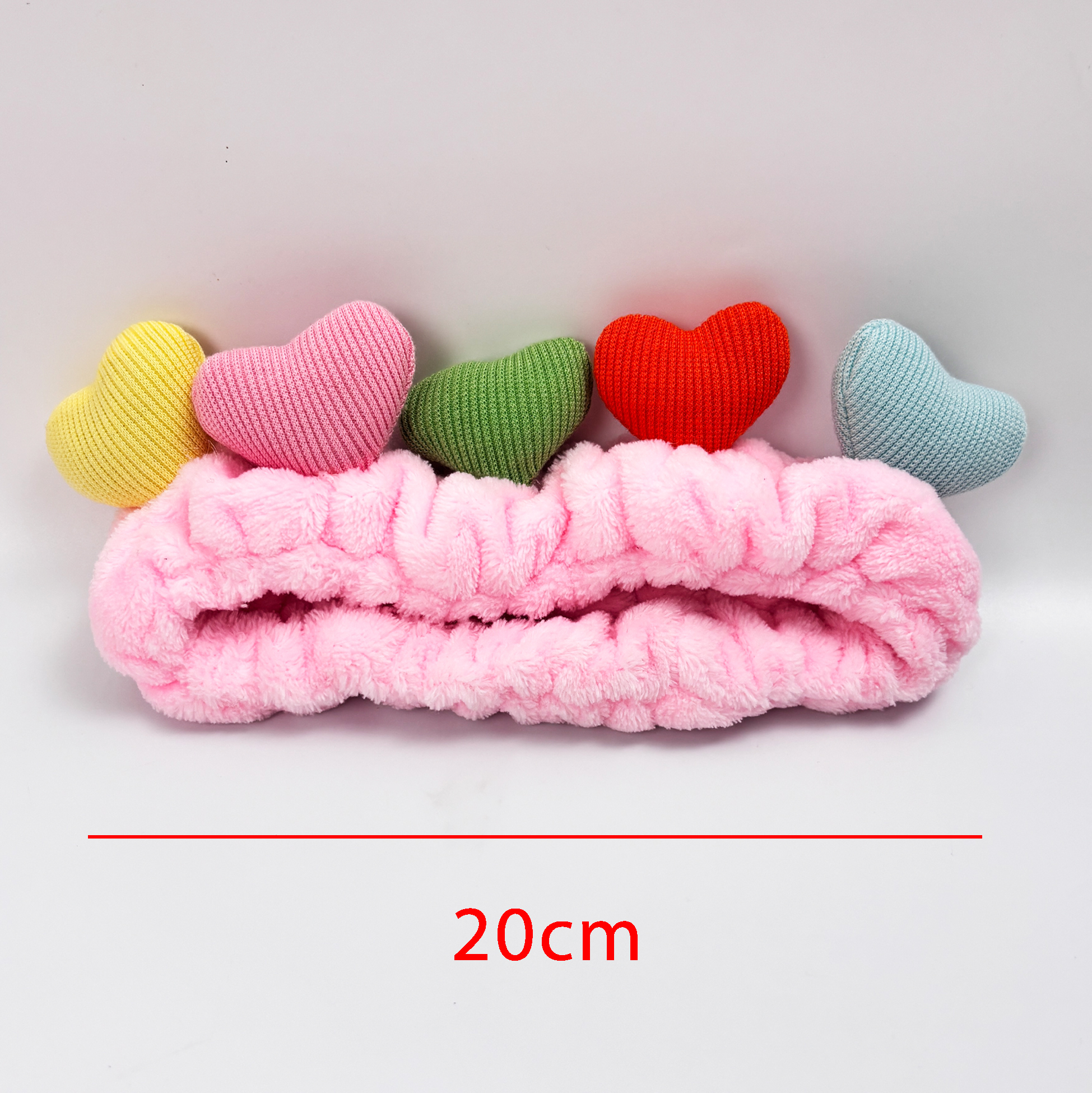 Pastel Heart Spa Headband