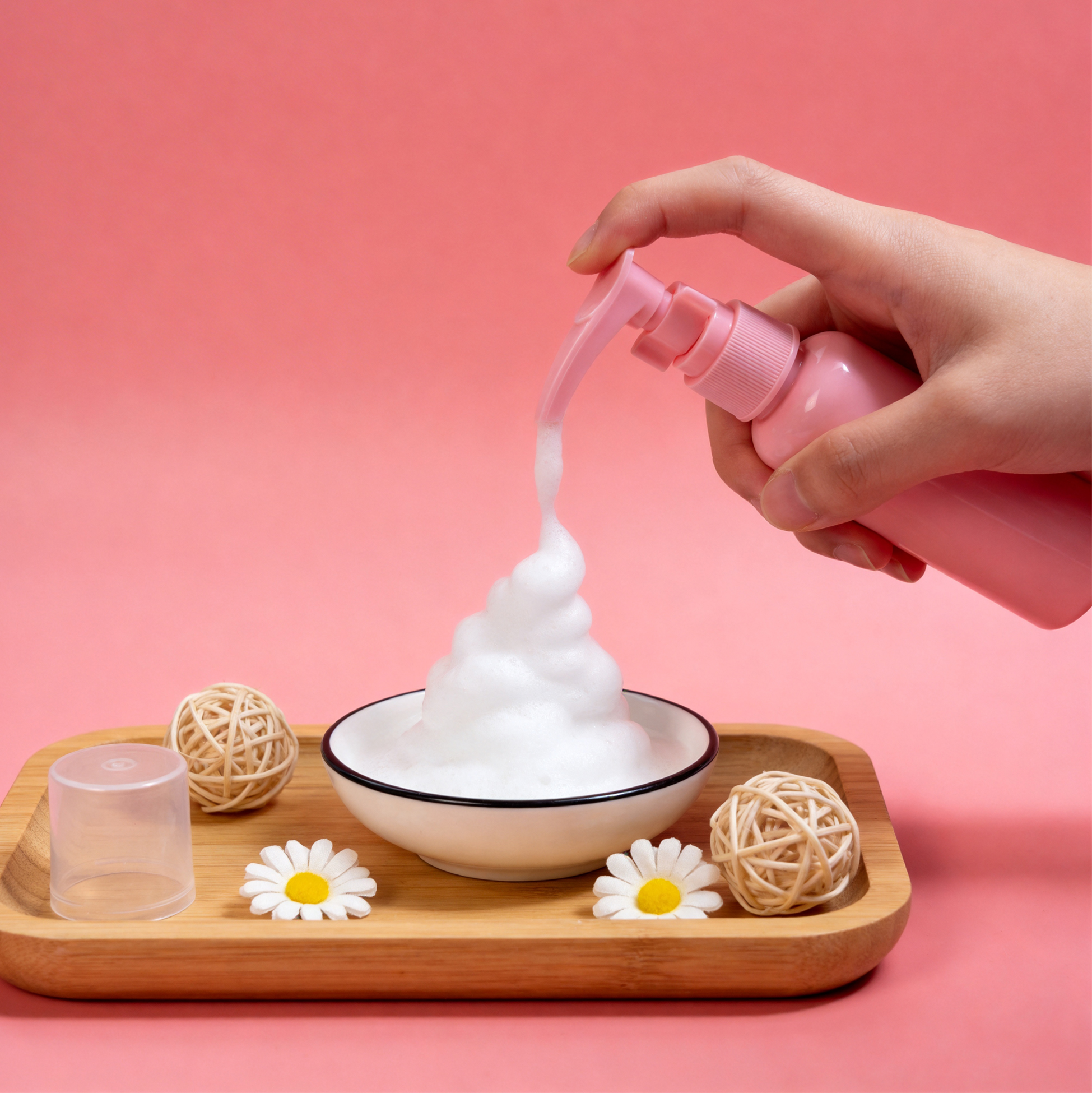 6 PCS Pink Travel Bottles Set