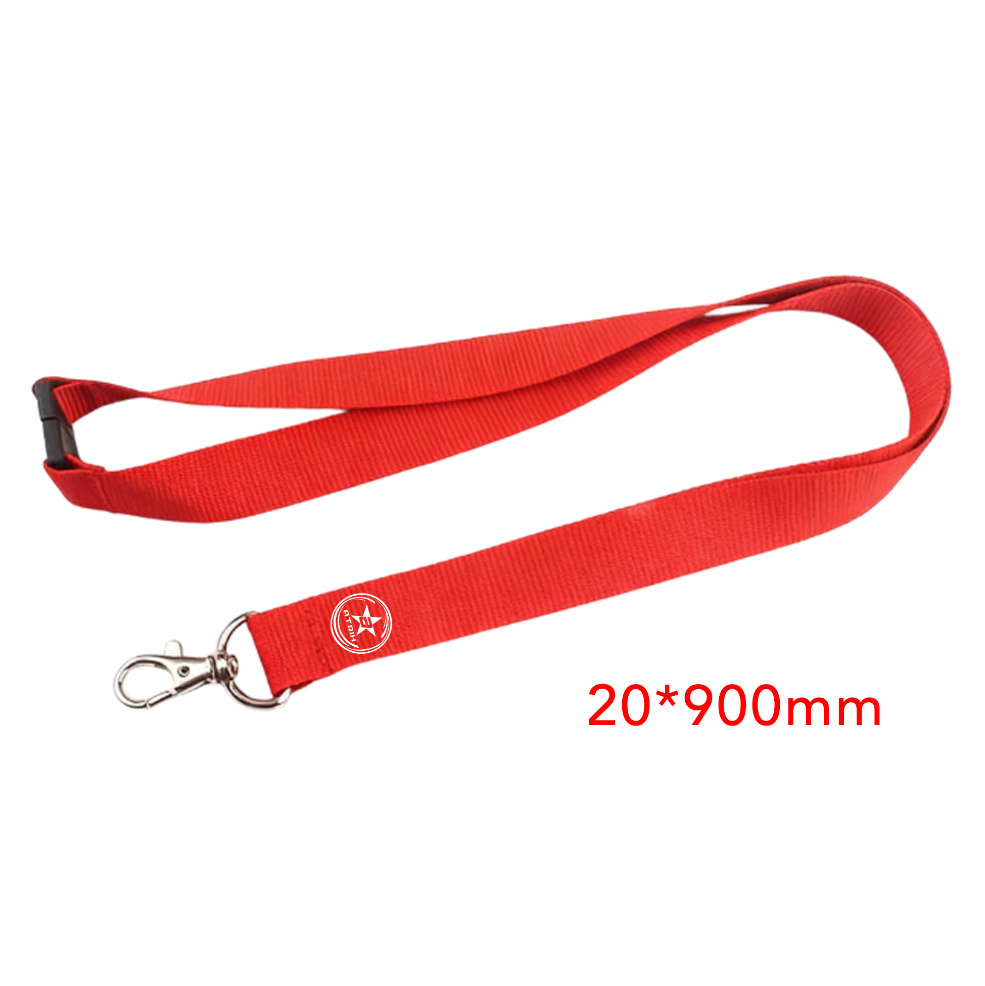 Red Lanyard with Metal Lobster Clasp
