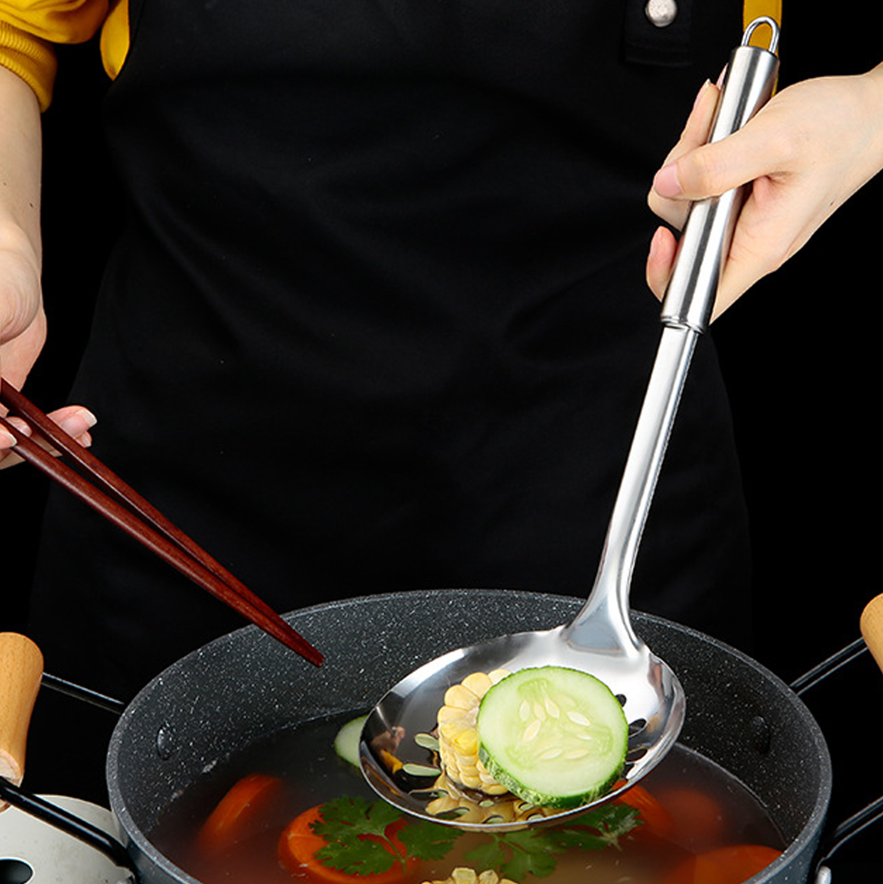 Stainless Steel Slotted Soup Ladle