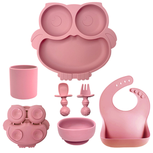 6-pcs Non-Slip Silicone Dining Set for Babies