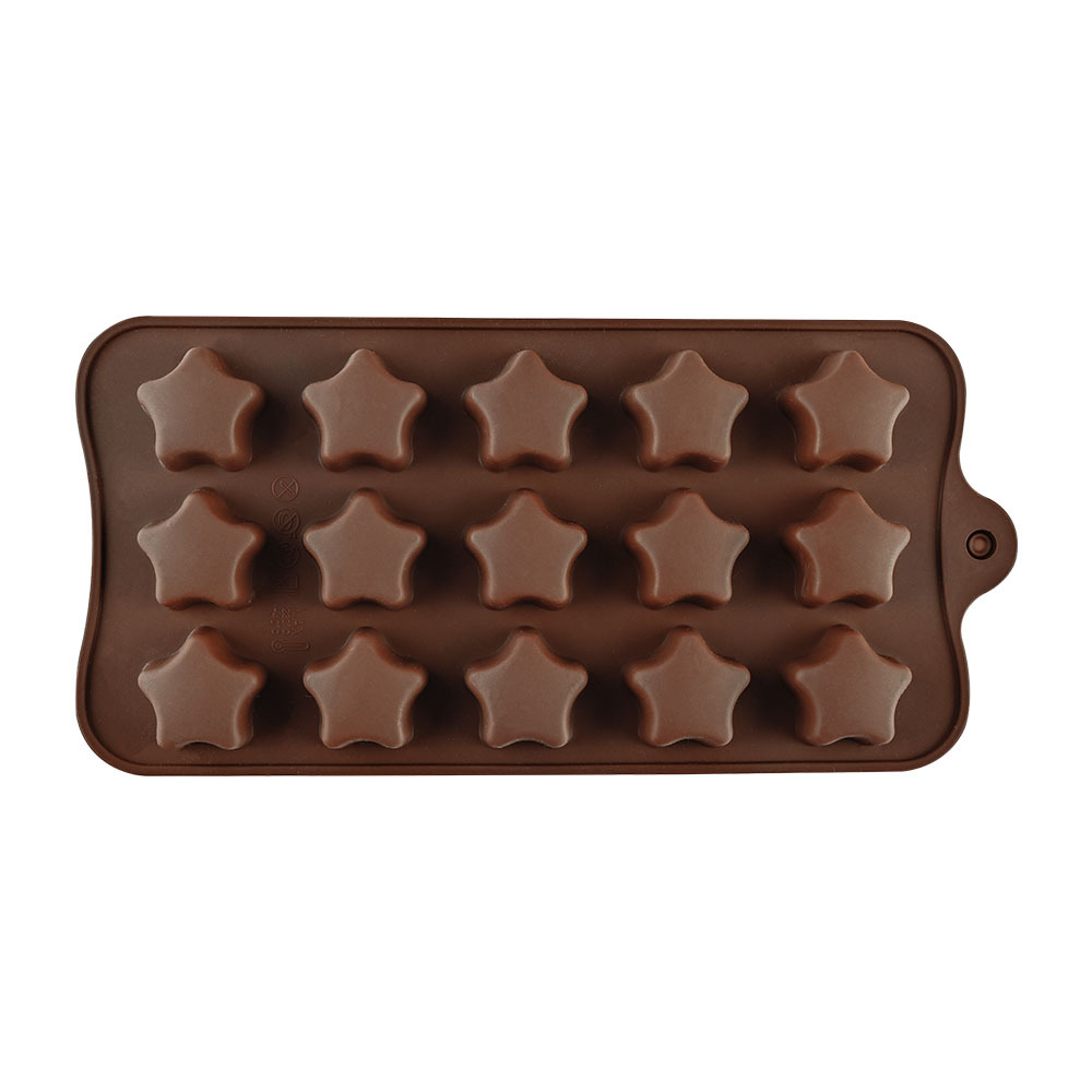 Premium Silicone Chocolate Molds - 15 Assorted Shapes for Homemade Chocolates, Cupcakes, And Jelly Sweets
