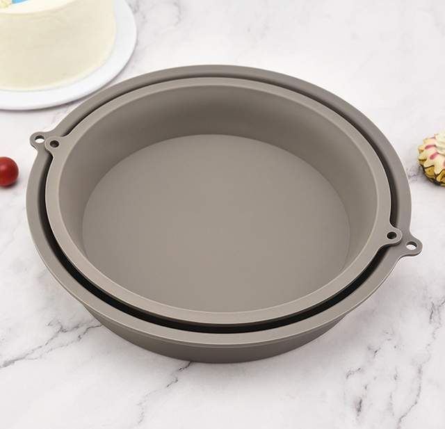 28cm Silicone Cake Mold - Large Non-Stick Round Silicone Baking Pan for Perfect Cakes, Pies, And Desserts