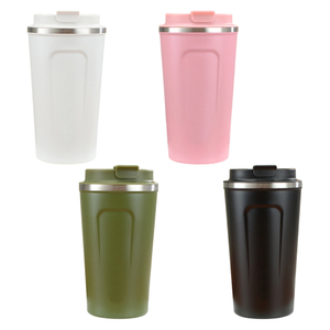 360ML Insulated Stainless Steel Coffee Tumbler with Flip Lid