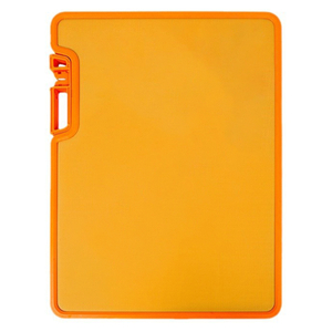 Dual-Sided Cutting Board with Built-in Knife Sharpener & Garlic Grinder