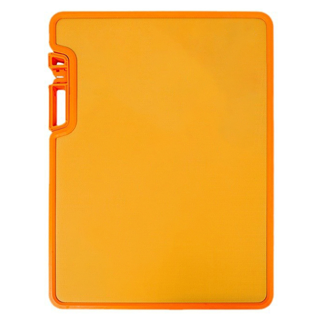 Dual-Sided Cutting Board with Built-in Knife Sharpener & Garlic Grinder