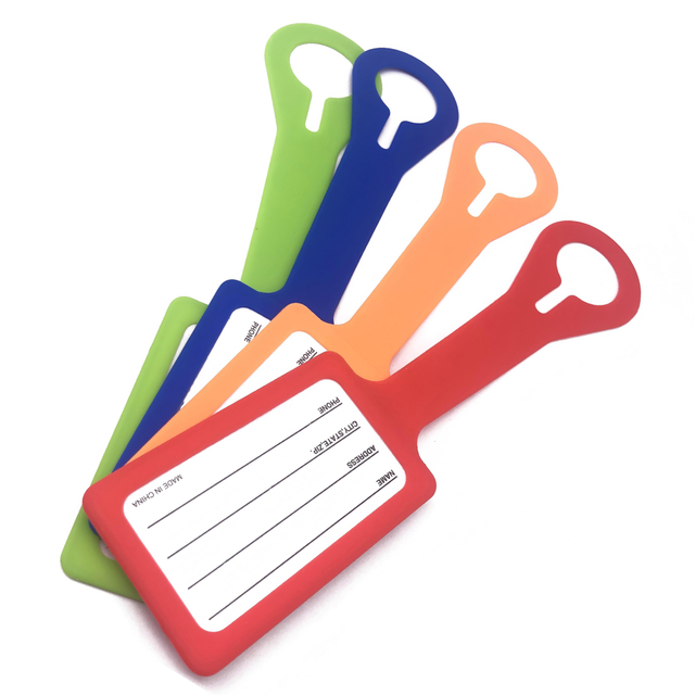 Colorful Silicone Luggage Tag
