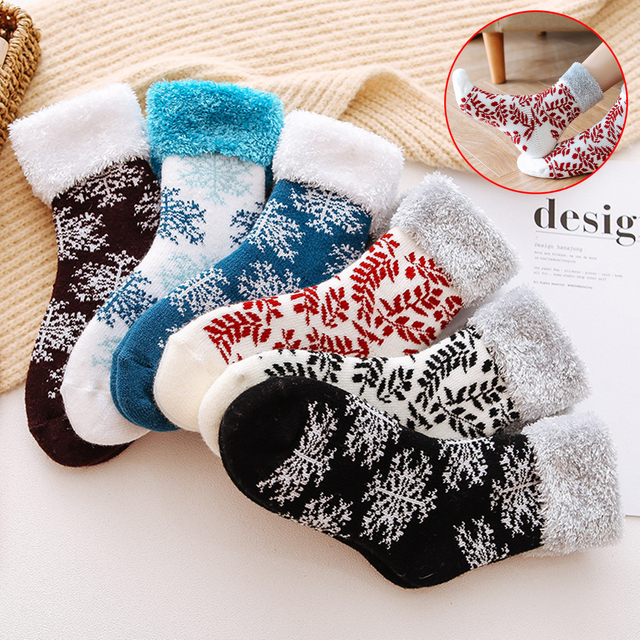 Winter Fleece Lined Socks