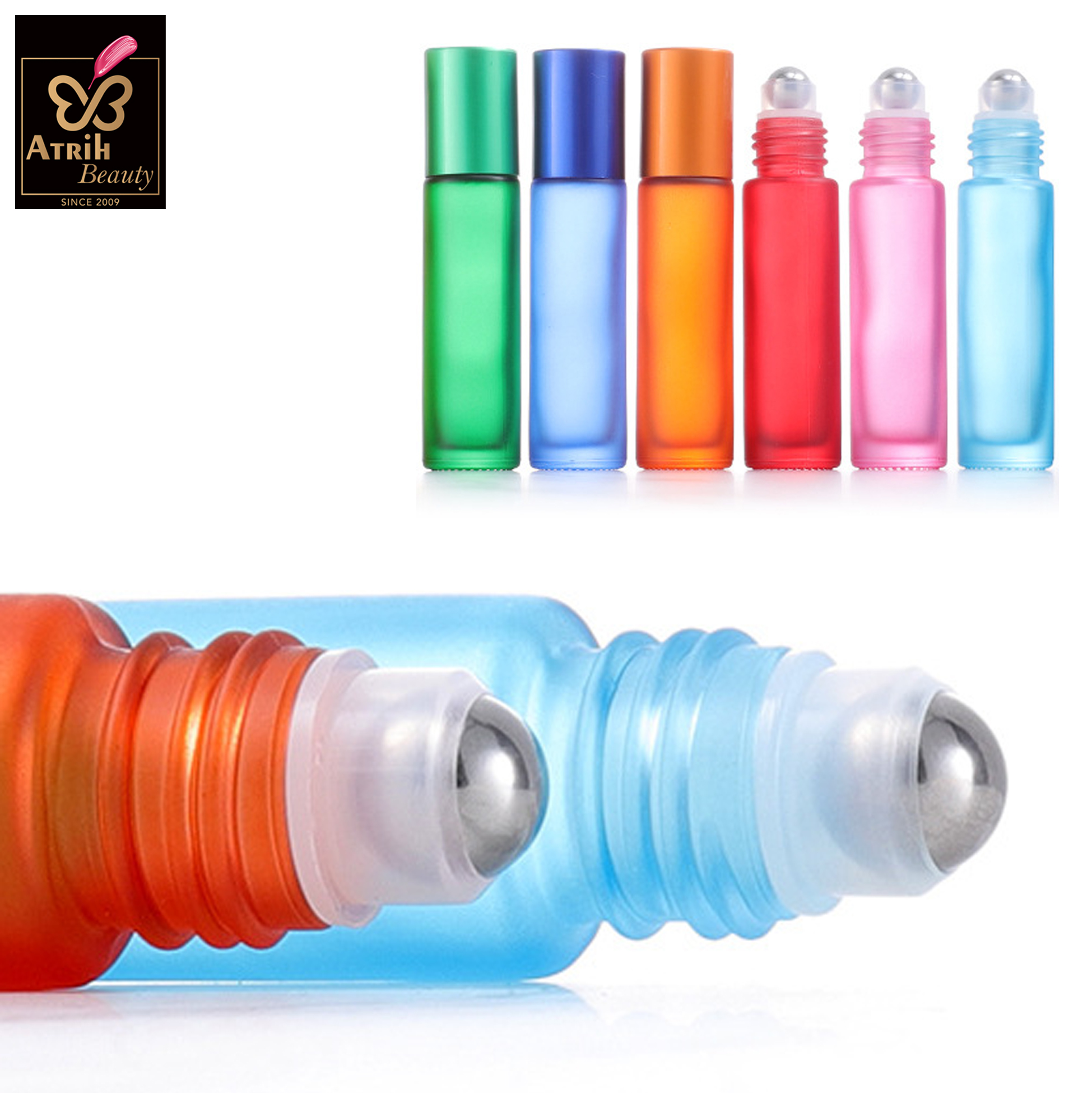 10ml Glass Roller Bottle with Gold Cap