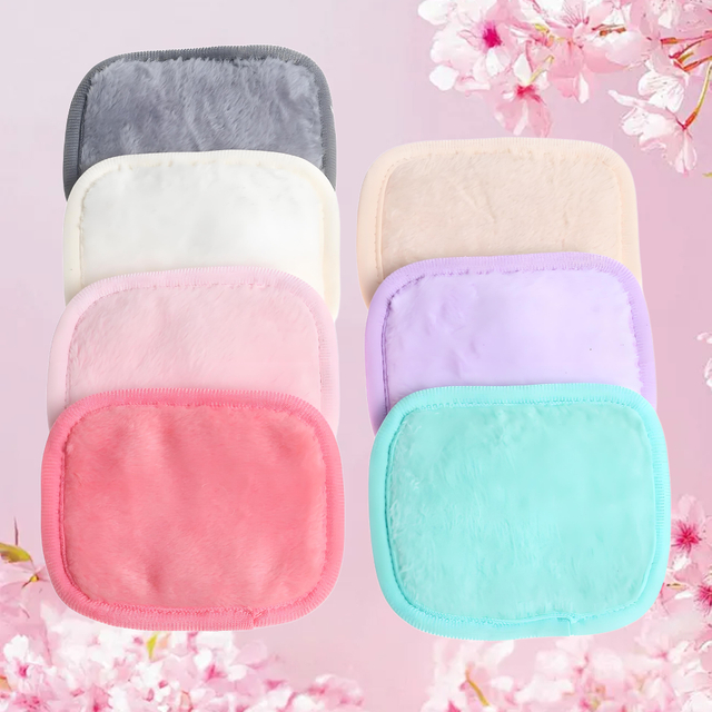 Flannel Reusable Makeup Remover Pads
