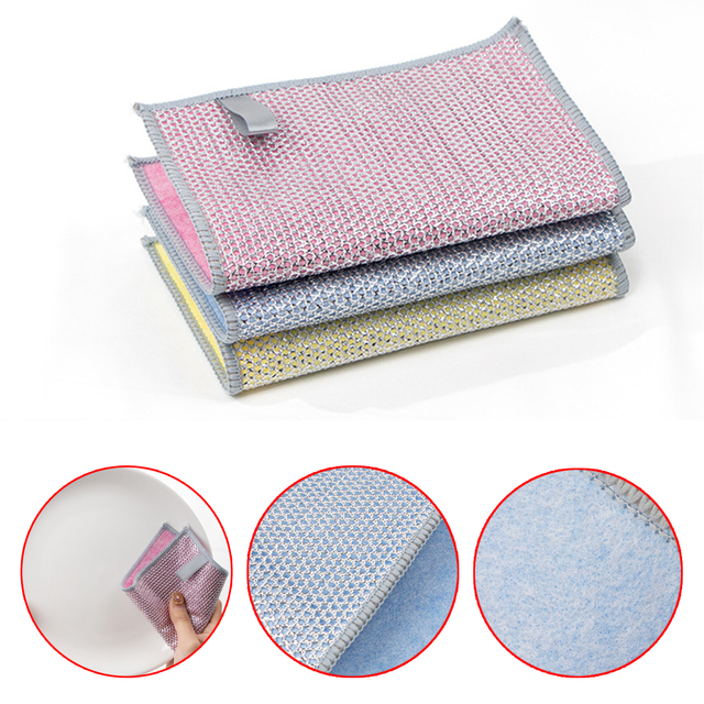 Multi Color Microfiber Cleaning Towels