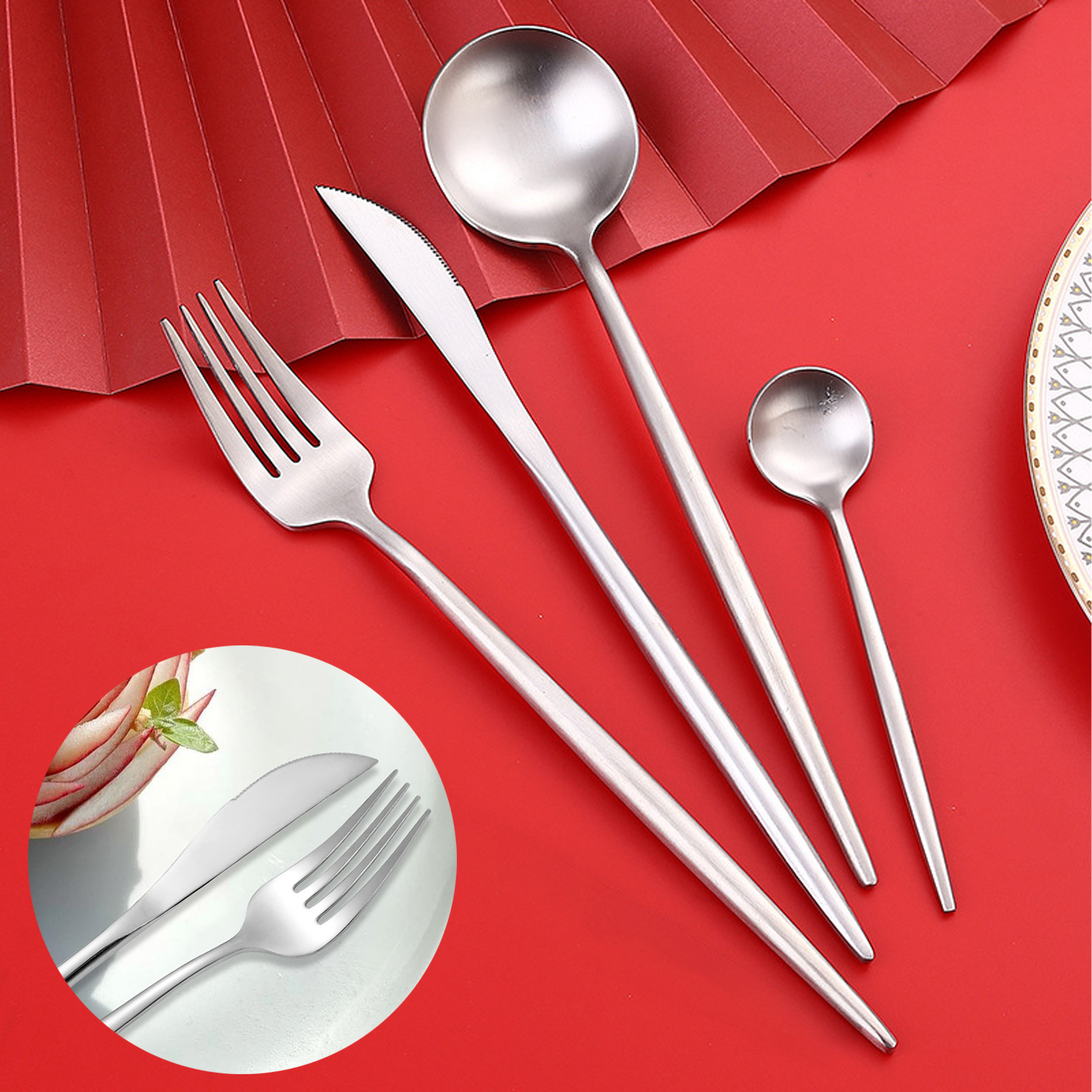 4-pcs Stainless Steel Cutlery Set