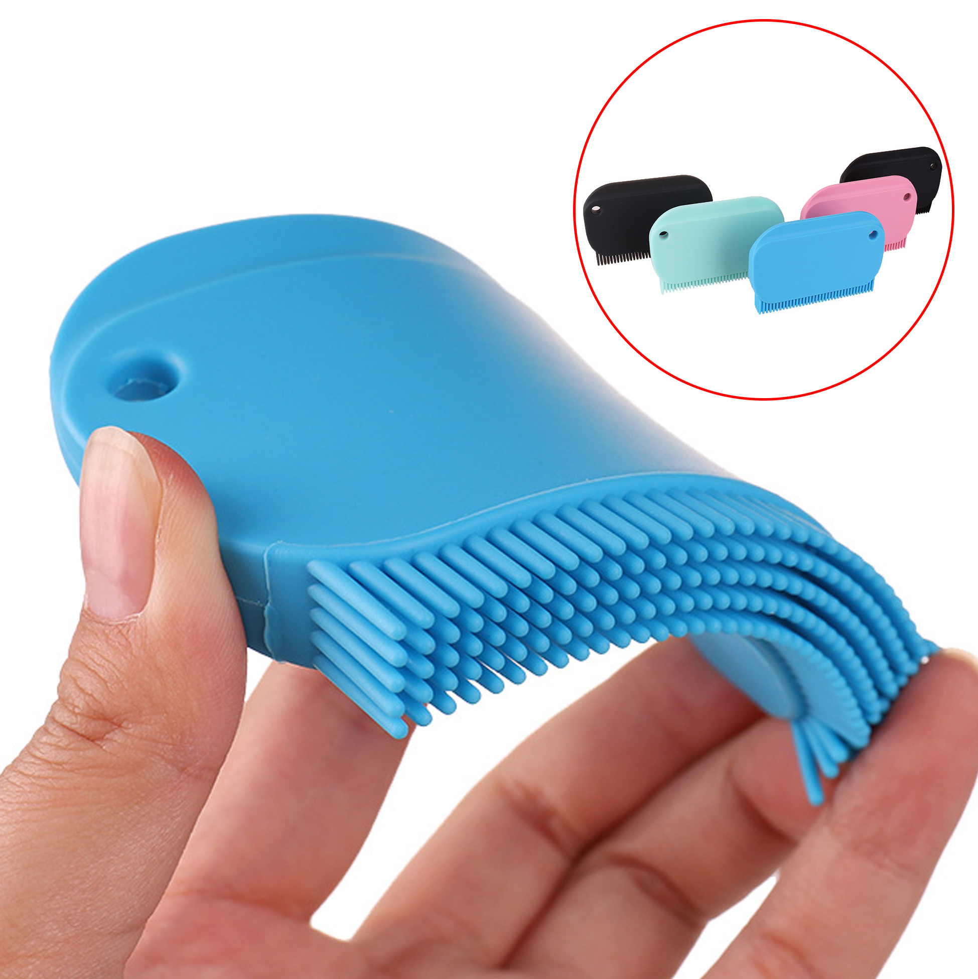 Silicone Squeegee And Brush Combo