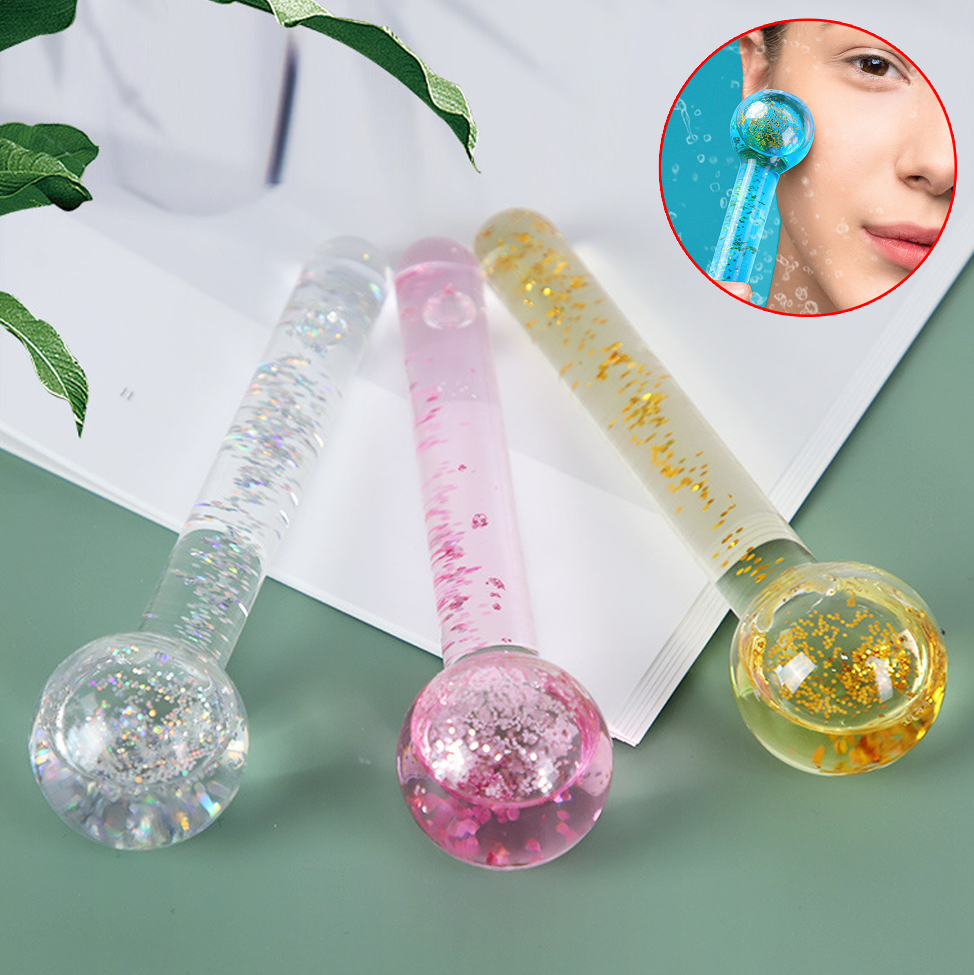 Gel Filled Facial Ice Globes