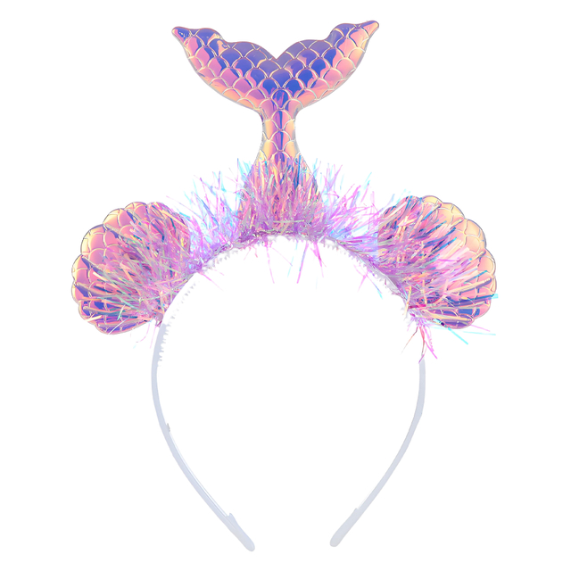 Mermaid Headband with Tail and Shells