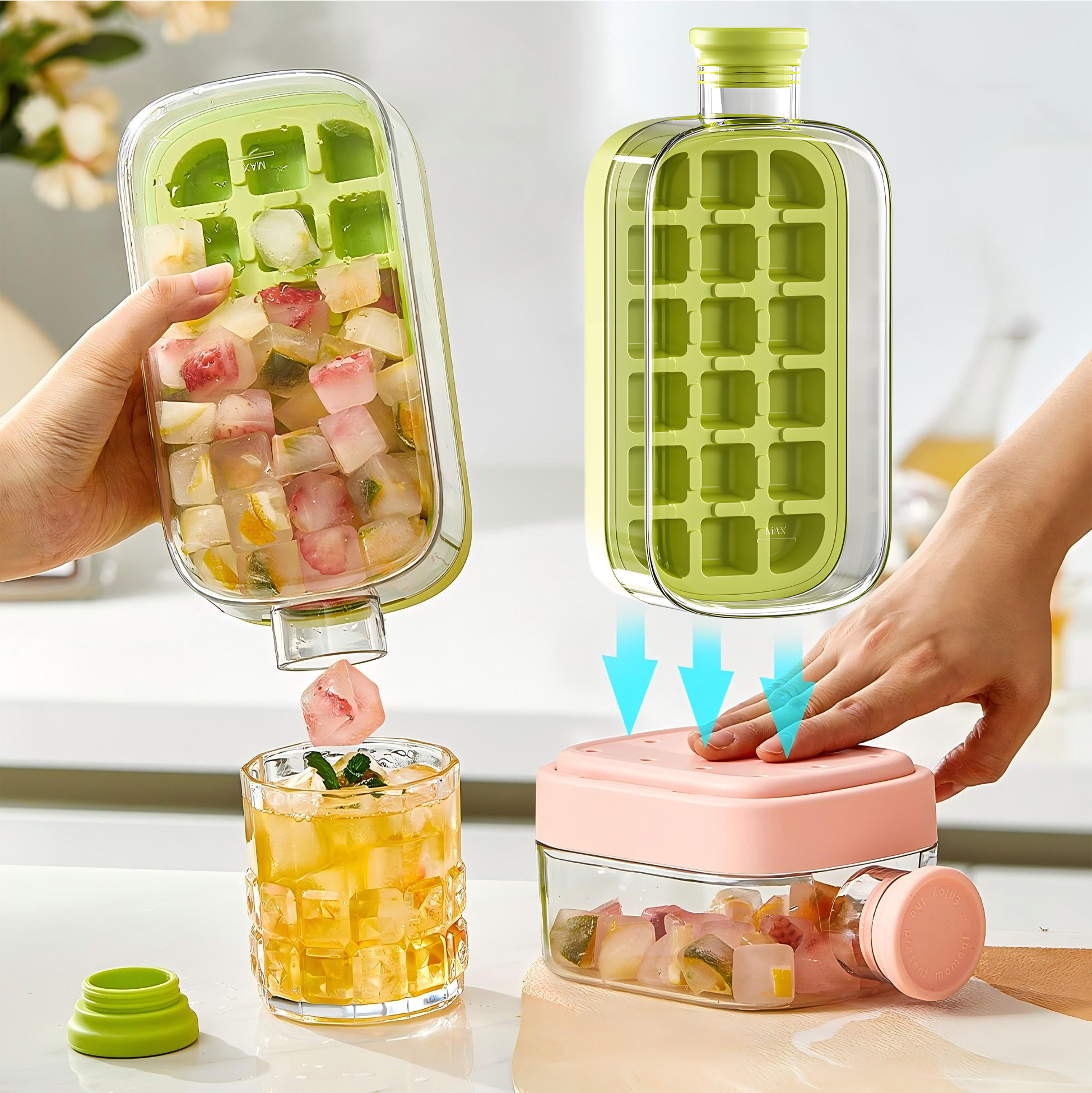 Silicone Ice Cube Trays