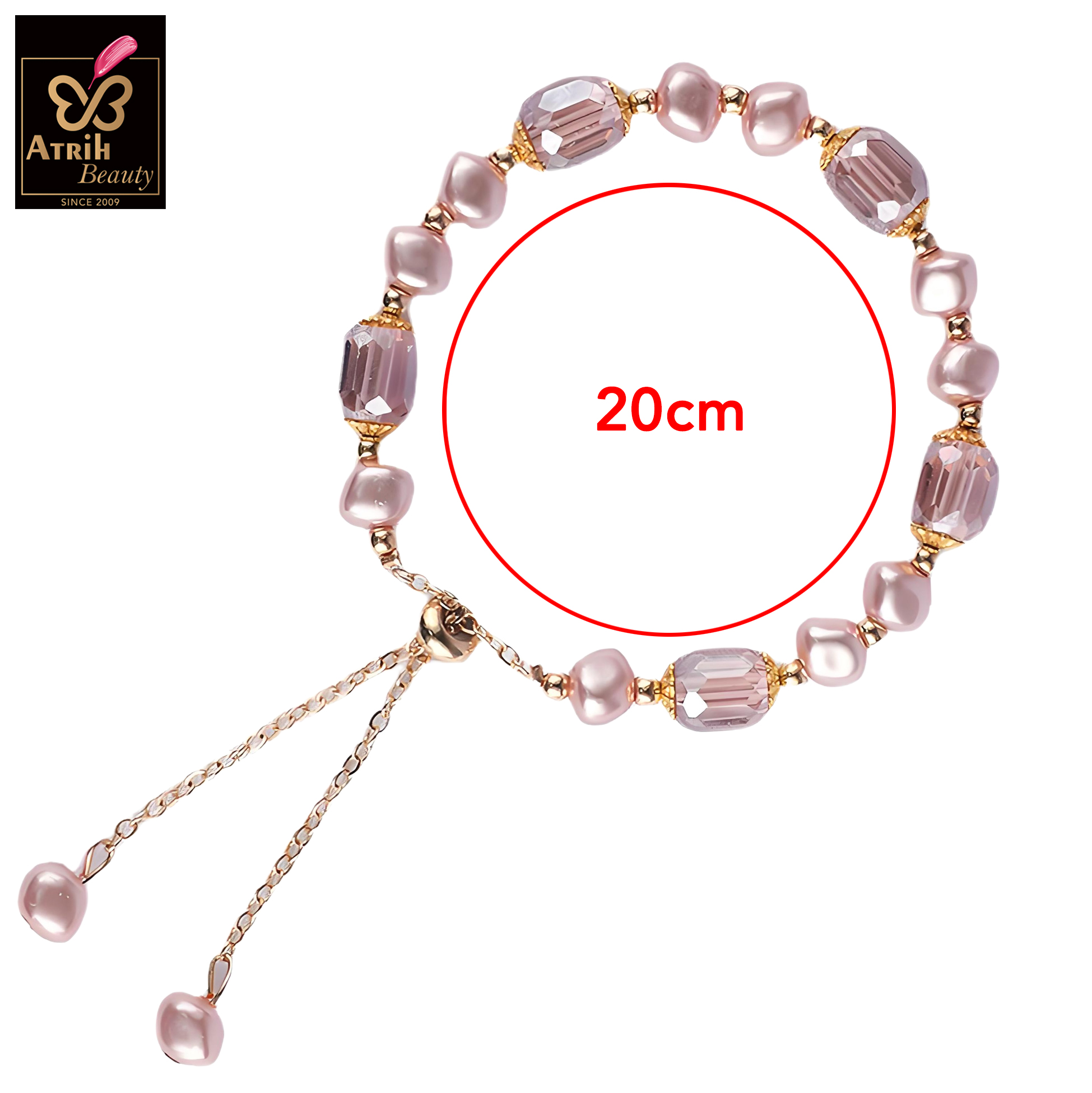 Pearl & Crystal Bracelet 