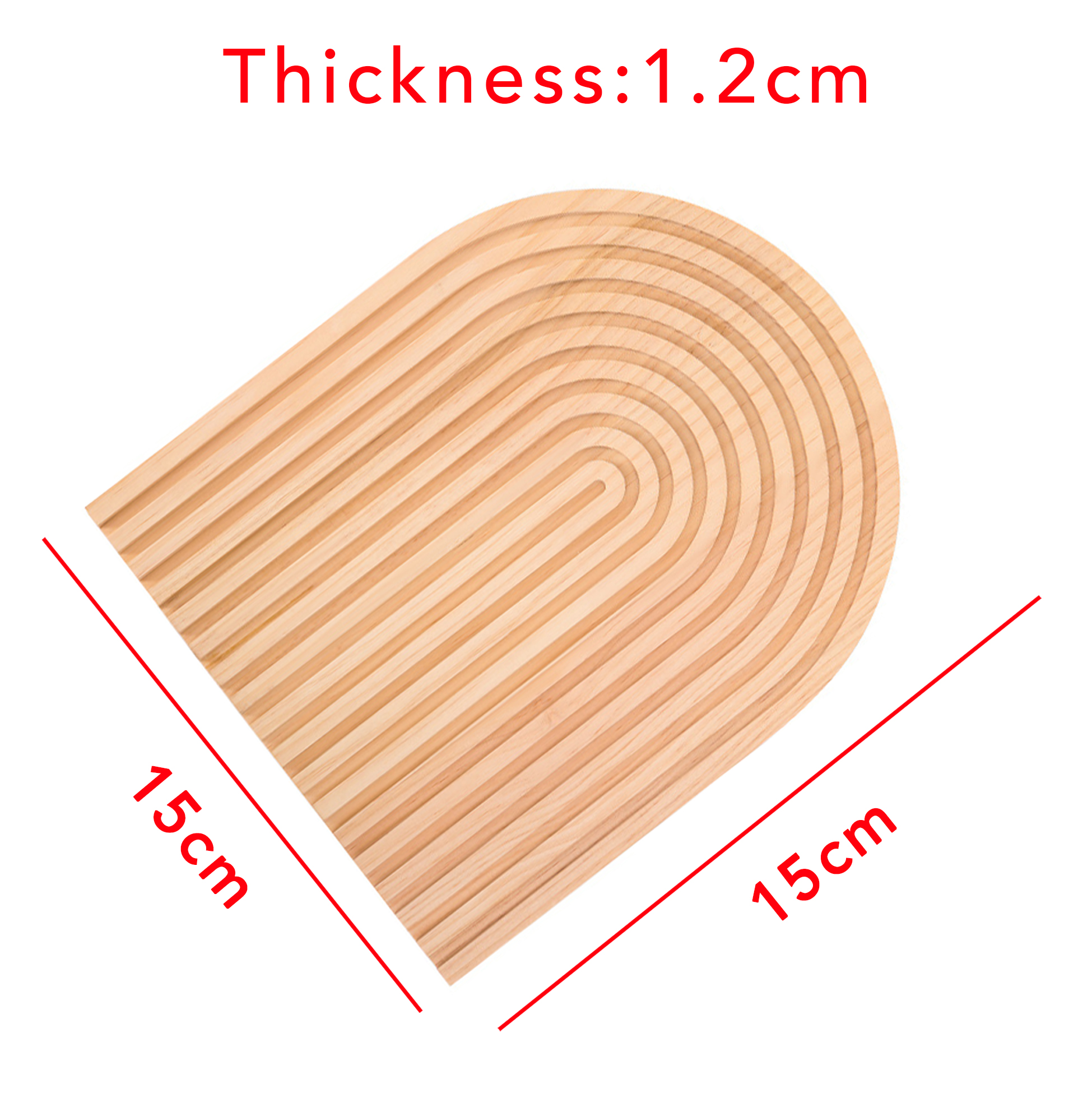 Wooden Arch Shaped Serving Board