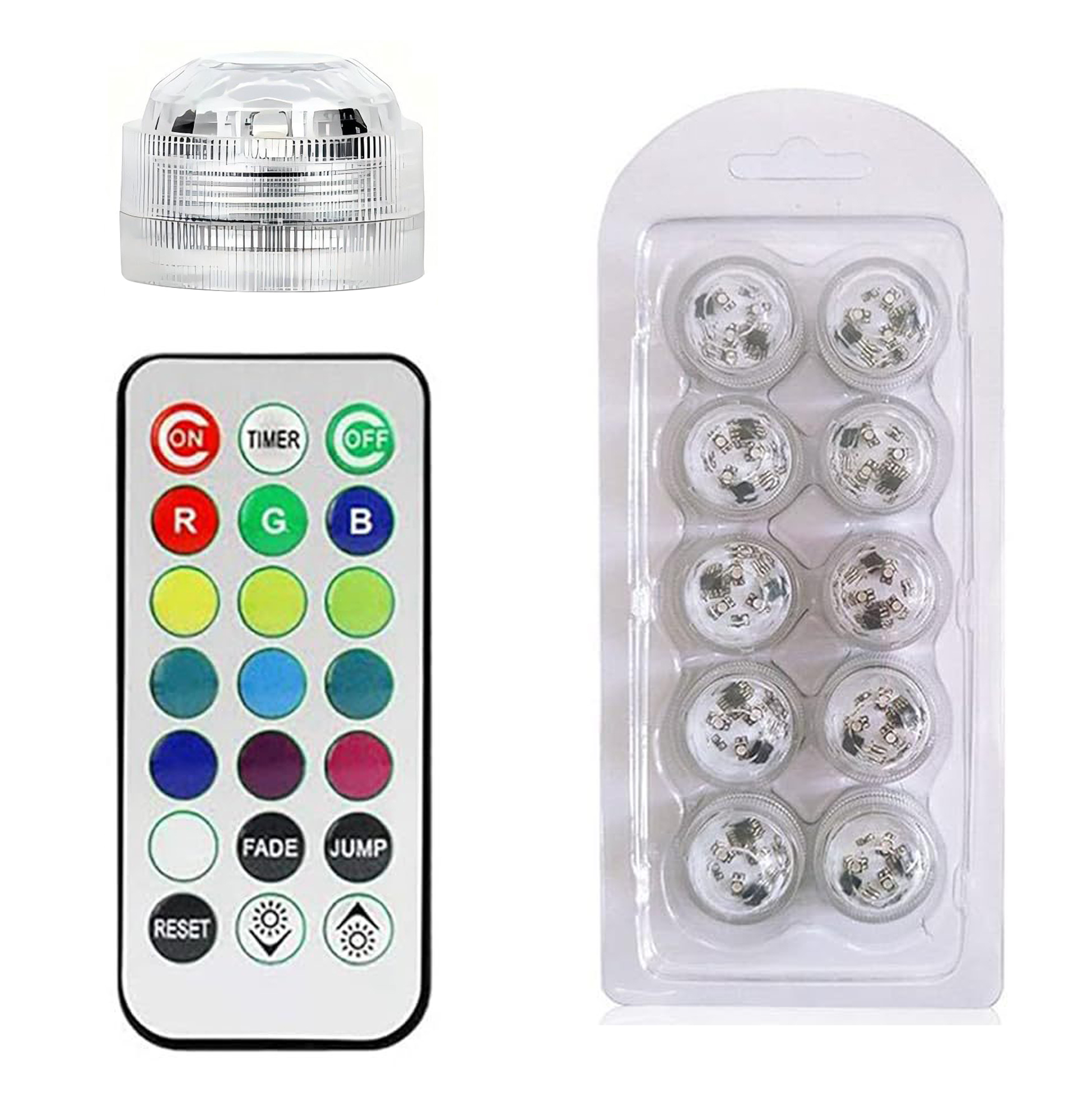 Multi-Color LED Round Light Modules for Party Supplies