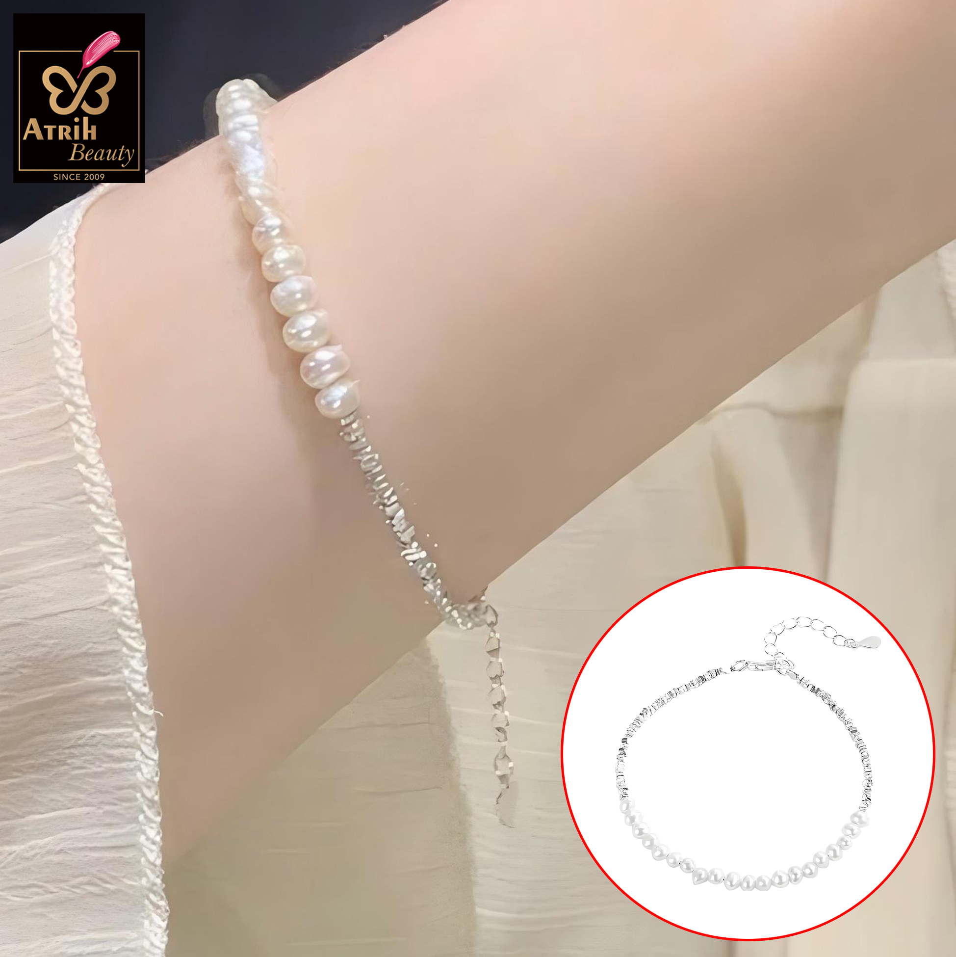 Silver Tone Chain Bracelet