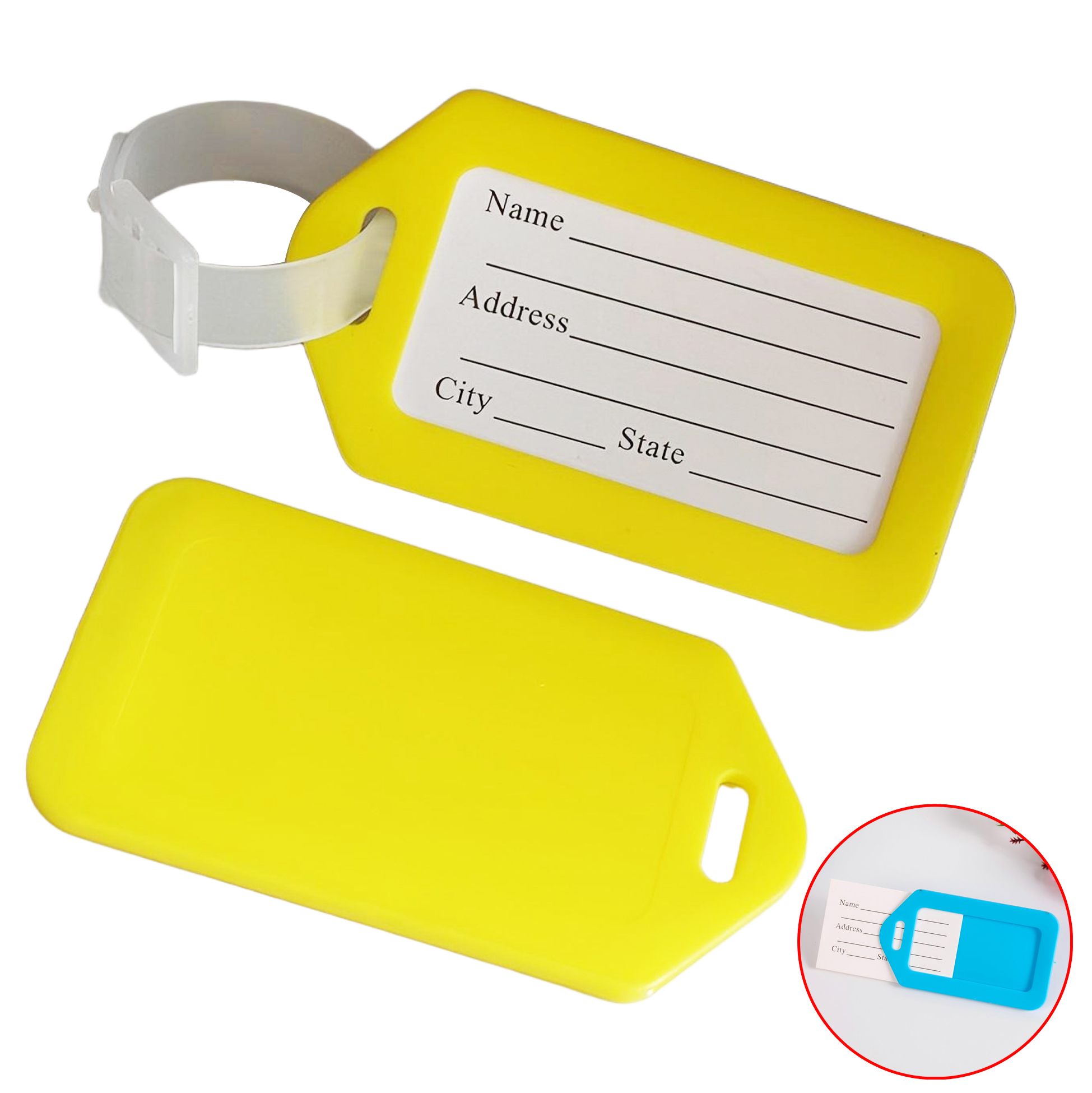 Silicone Luggage Tag 