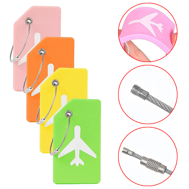 Airplane Design Luggage Tags 