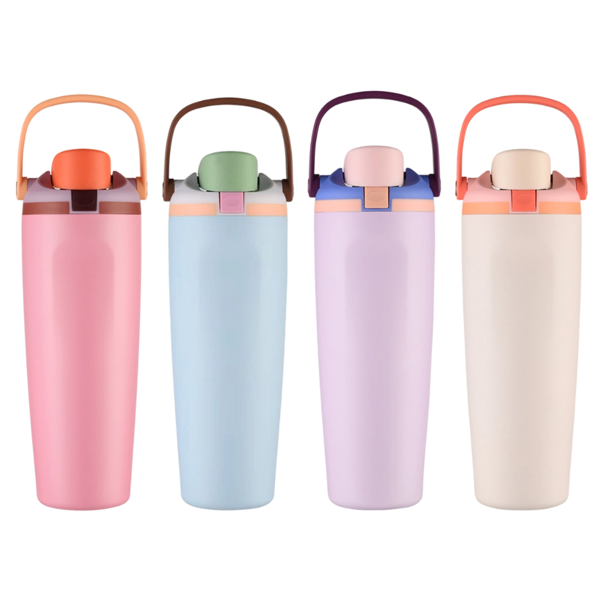 900ML Insulated Water Bottle with Flip Lid & Carry Handle